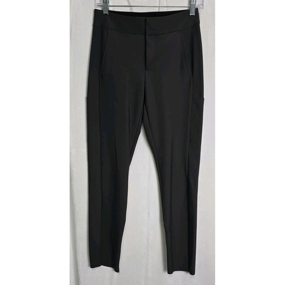 Athleta Pants - Athleta Stellar Trouser Pants Womens Size 2‎ gray  Stretch Pockets Smooth